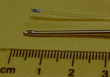 Touhy needle and alternative to liposuction